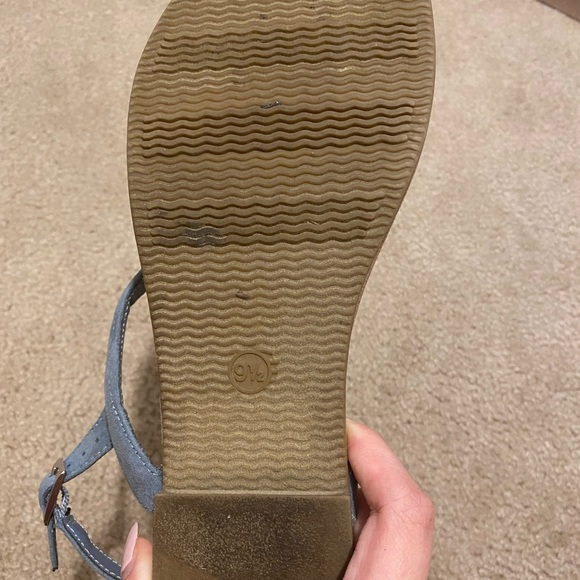 Womens Merona Davinia Blue Thong Sandals - Picture 6 of 7